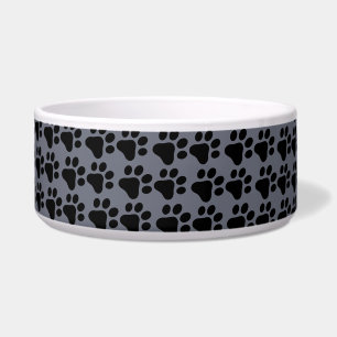 Cat / Dog paw prints -grey back ground