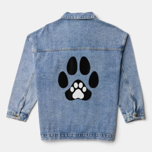 Cat Dog Puppy Claws Cute Funny Denim Jacket