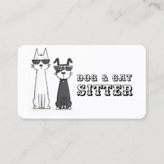 Cat & Dog sitter Business Card
