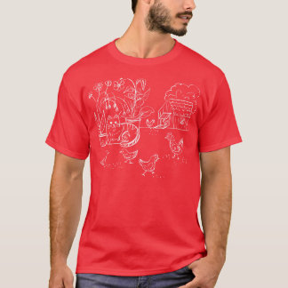 Cat Doodle Cat Farm T-Shirt