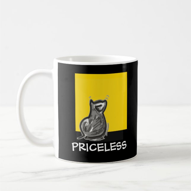 Cat Doodle Coffee Mug (Left)