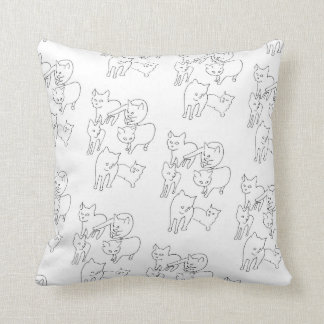 Cat Doodles Cushion