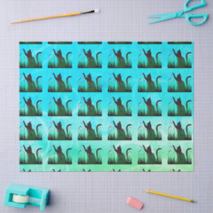 Cat & Dragons  Tissue Paper