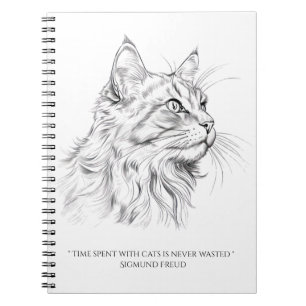 Cat drawing notebook