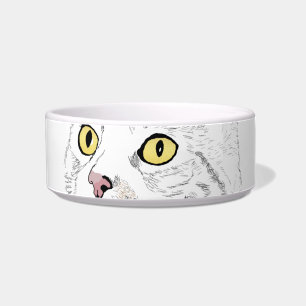 Cat Drawing Pet Bowl