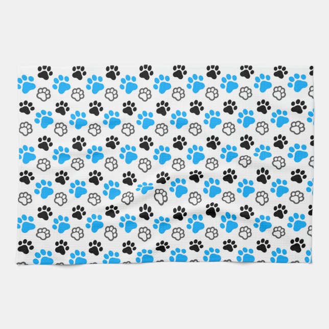 Cat Drawing Tea Towel (Horizontal)