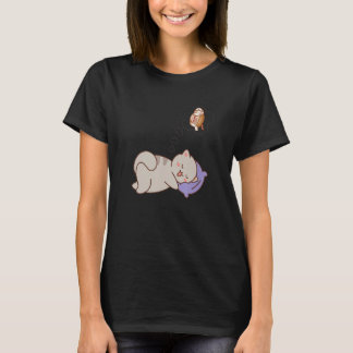 Cat Dreaming Sleeping T-Shirt
