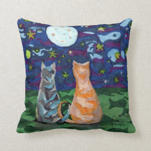 Cat Dreams Reversable Art Cushion