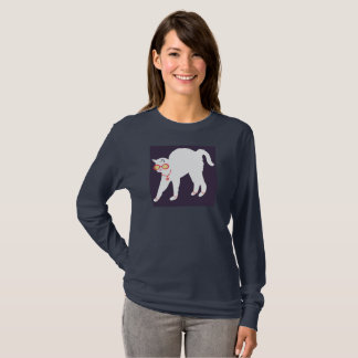 CAT DRESSED UP! Women Long Sleeve T-Shirt