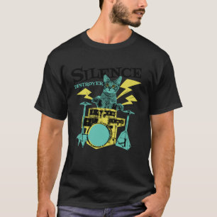 Cat Drum T-Shirt