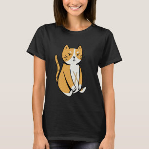 Cat Drummer Instrument Player Funny Animal Musicia T-Shirt