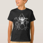 Cat Drummer Playing Drums Boy T-Shirt<br><div class="desc">Punk Rockstar Kitten Kitty Cat Drummer Playing Drums Graphic design Gift Tee Boy T-shirt Classic Collection.</div>