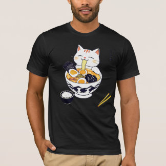 cat eat chinese food T-Shirt