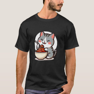 Cat Eating Kimchi T-Shirt