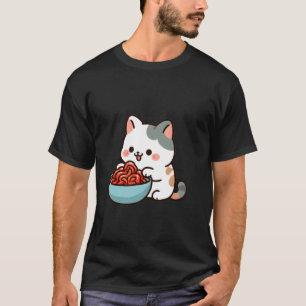 Cat Eating Kimchi T-Shirt