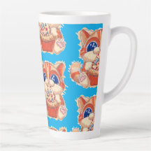 Cat Eating Pizza colour