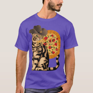 Cat eating pizza T-Shirt