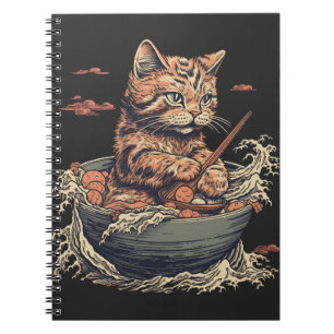 cat eats Ramen, Wave of Kanawaga Notebook
