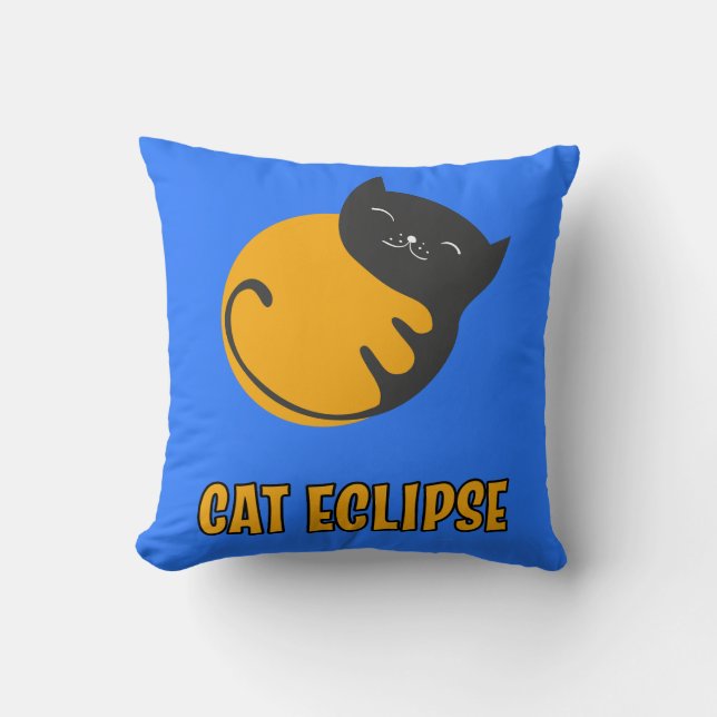 Cat Eclipse Cushion (Front)