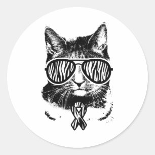 Cat Ehlers-danlos Syndrome Awareness Classic Round Sticker