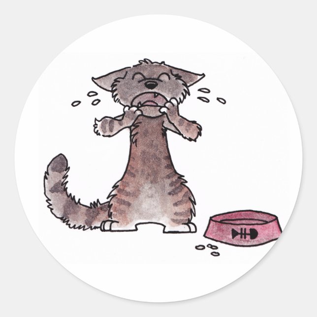 Cat Emergency Sticker (Front)