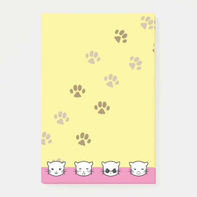 Cat Emoji Art 1 Post-it Notes (Front)