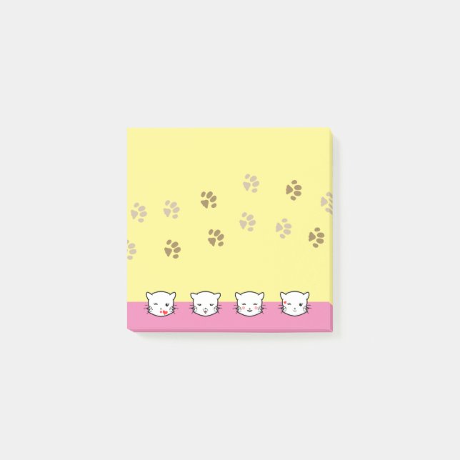 Cat Emoji Art 2 Post-it Notes (Front)