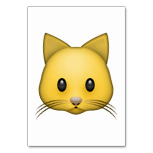 Cat - Emoji Table Number