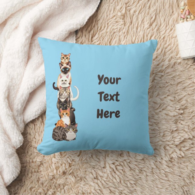 Cat-Er-Pillar Feline Tower Cushion (Blanket)