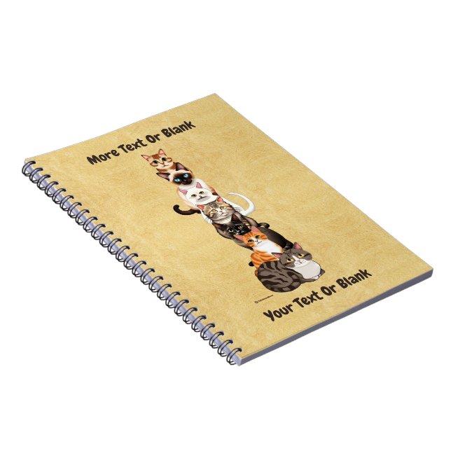 Cat-Er-Pillar Feline Tower Notebook (Right Side)