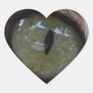 Cat Eye Heart Sticker