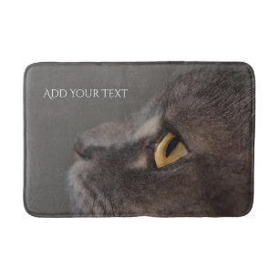 Cat Eye-Macro by Shirley Taylor Bath Mat