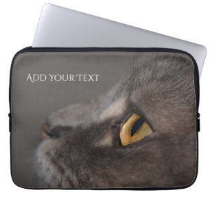 Cat Eye-Macro by Shirley Taylor Laptop Sleeve
