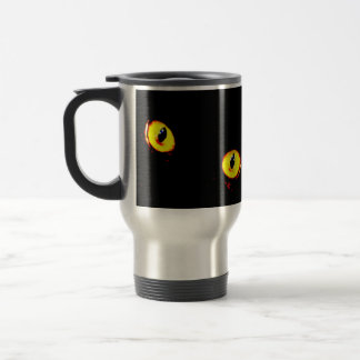 Cat Eyes 15 ounce stainless steel travel mug