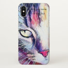 Cat eyes iPhone X case