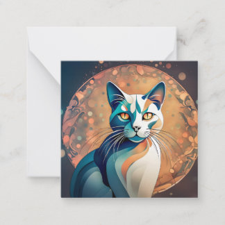 cat eyes look at you card