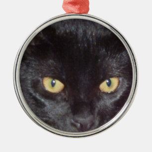 Cat Eyes Metal Tree Decoration