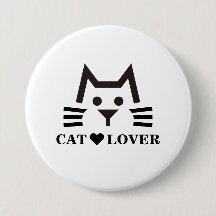 Cat-Face 缶バッジ