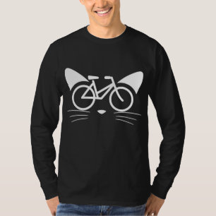 Cat Face Bicycle Kitten Feline Bike Pet BMX Gift I T-Shirt