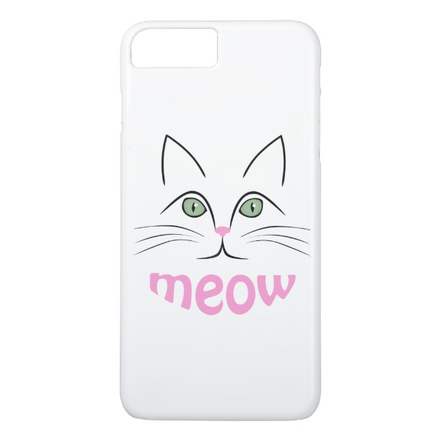 Cat face Case-Mate iPhone case (Back)