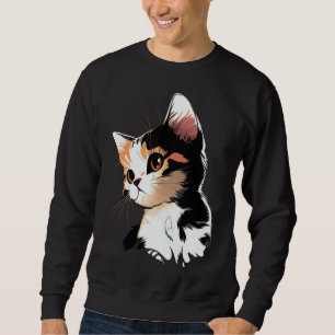 Cat Face  Cat  1 Sweatshirt
