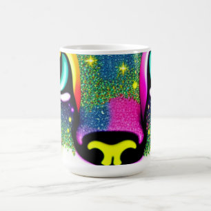 Cat Face Close Up Pop Art   Coffee Mug