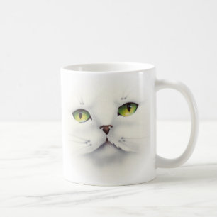 cat face coffee mug