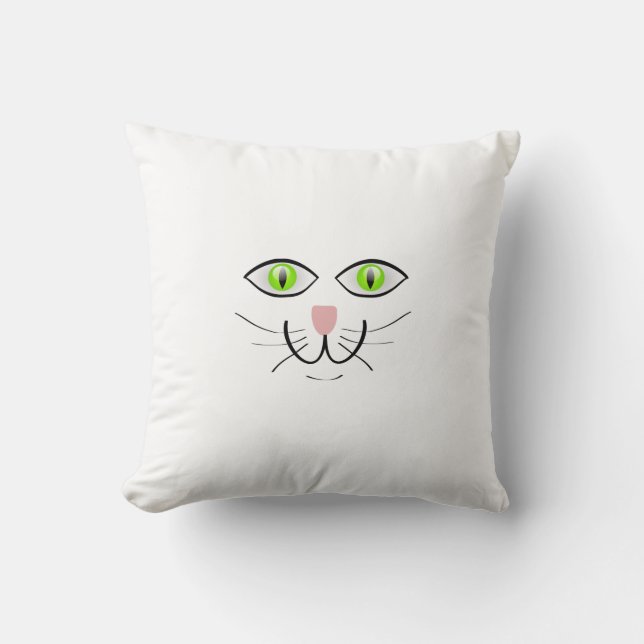 Cat Face Cushion (Front)