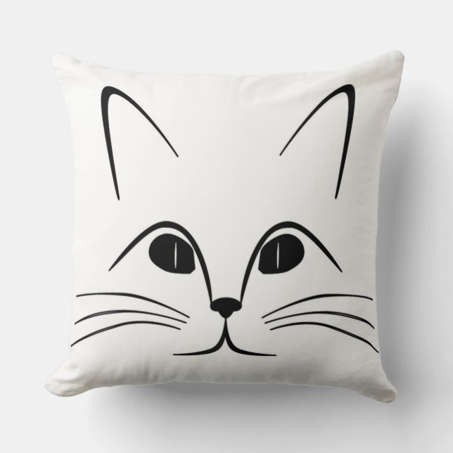 CAT FACE CUSHION (Front)