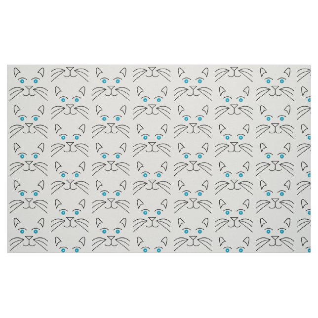 Cat face fabric (Fat Quarter)