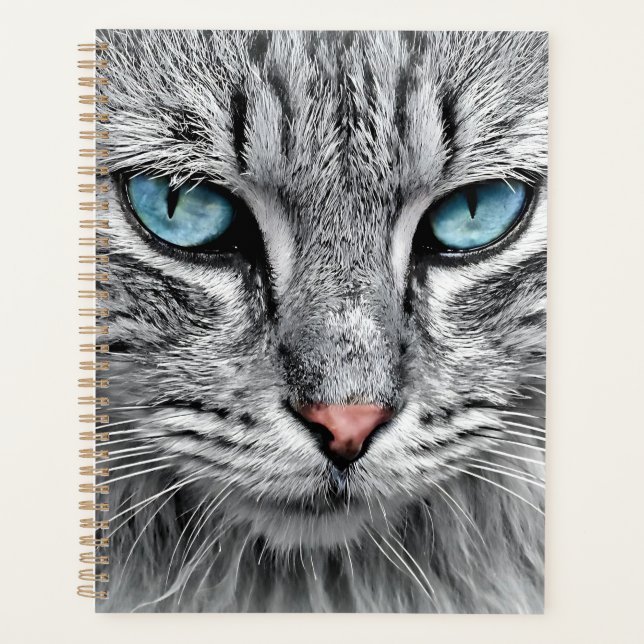 Cat Face Fractal Design-10682 Planner (Front)