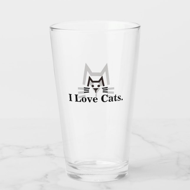 Cat-Face Glass (Back)
