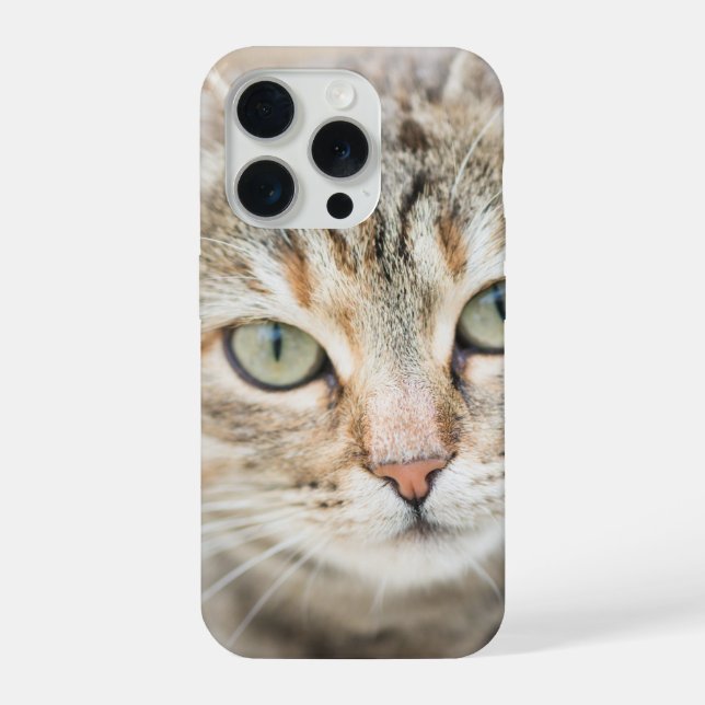 Cat face iPhone case (Back)