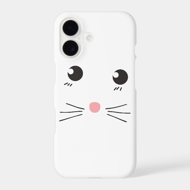 Cat face line drawing (Back)